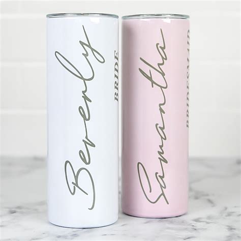 20 Oz Custom Printed Skinny Stainless Steel Tumblers Aluminum And Stainless Steel