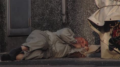 Homeless Man In Japan