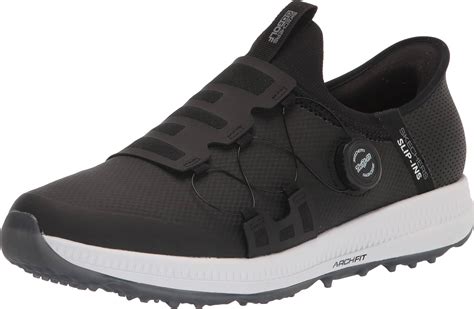 Skechers Slip Ins Go Golf Elite Spikeless Golf Shoes Black White