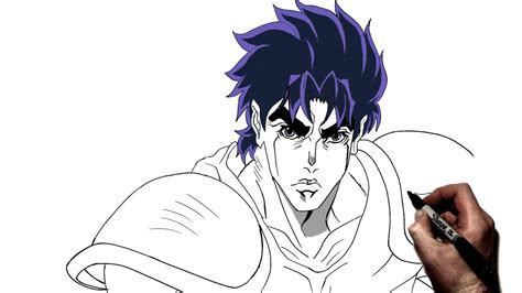 How To Draw Jonathan Joestar Step By Step Jojos Bizarre Adventure