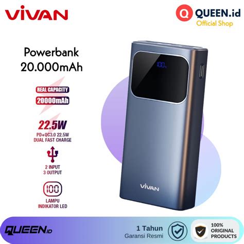 Jual Vivan Vpb C Powerbank Mah W Qc Pd Led Port Fast