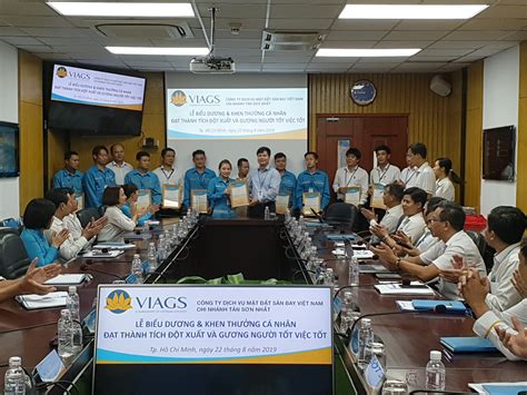 SHINING ROLE MODEL OF GOOD PEOPLE GOOD JOB AT VIAGS TAN SON NHAT VIAGS