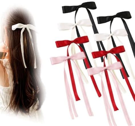 Amazon Hair Clips For Women Tassel Ribbon Bowknot With Long Tail