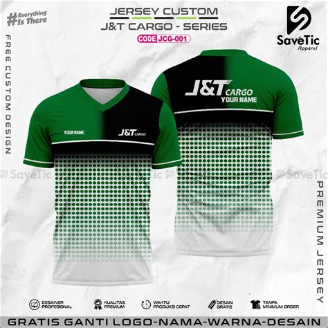 Jual Baju Kaos Jersey Jnt Cargo Full Printing Sublim Custom Shopee