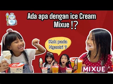 Antri Beli Ice Cream Mixue Yg Lagi Viralternyata Begini Rasanya