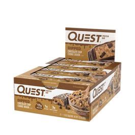 Protein Bar Dipped Chocolate Chip Cookie Dough Doos Quest Nutrition