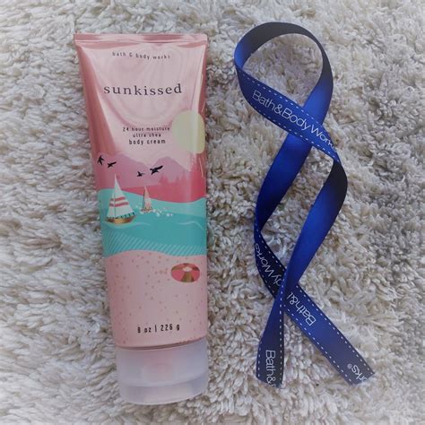 Bath And Body Works Usa Sunkissed Ultra Shea Body Cream 24hr Moisture