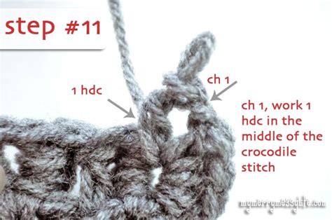 Crochet Crocodile Stitch Tutorial Part Of My Merry Messy Life