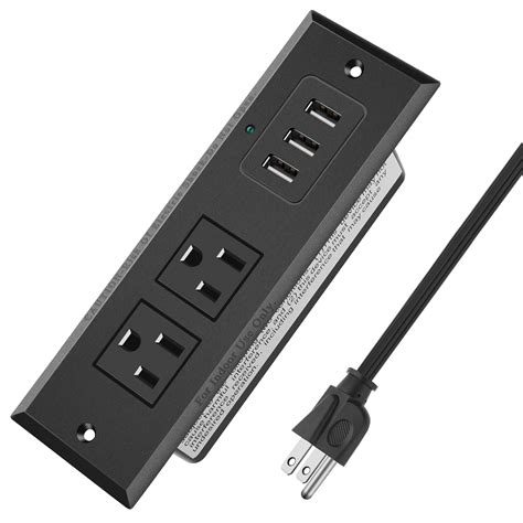 Buy Desktop Power Outlet Plug Desk Recessed Power Strip With Max