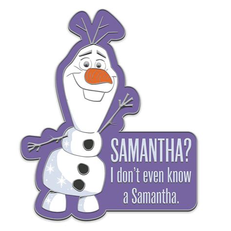 Disney Pin Frozen 2 Olaf Samantha