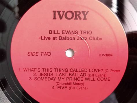 Yahoo Ivory Original Bill Evans Trio Live A