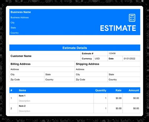 Free Plumbing Estimate Templates Download Customize And Send