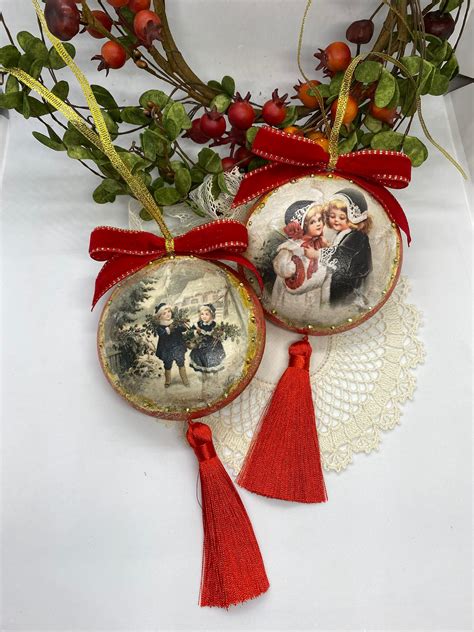 Christmas Ornament Vintage Style Christmas Decor Victorian - Etsy