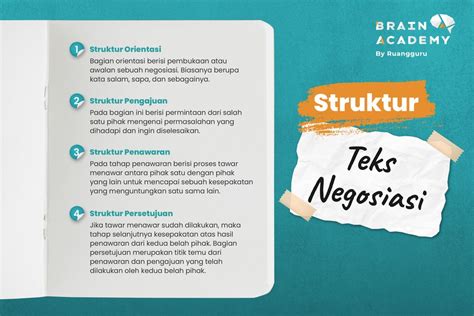 Pengertian Teks Negosiasi Ciri Struktur Dan Kebahasaan