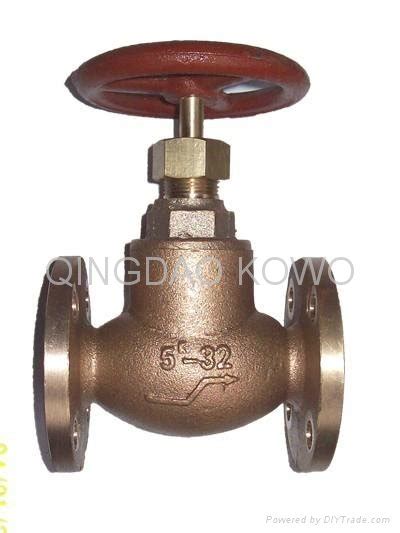 Marine Bronze Screw Down Check Globe Valve Jis F7351 5k Kowo China