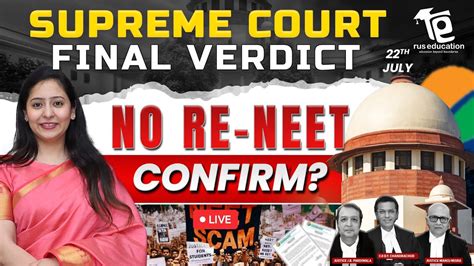 Supreme Court Final Verdict On Neet Scam Re Neet