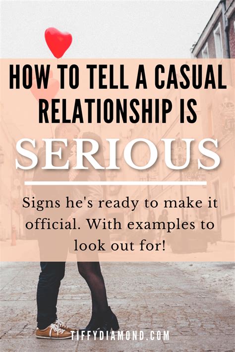 5 Signs A Casual Relationship Is Getting Serious — Tiffy Diamond