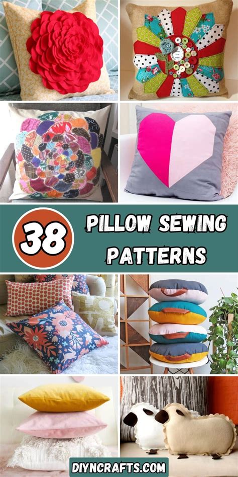 38 Pillow Sewing Patterns - DIY & Crafts