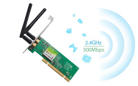 TL WN851ND 300Mbps Wireless N PCI Adapter TP Link