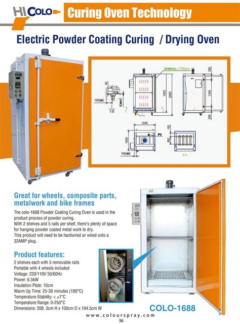 Batch Oven Paint Curing Oven Electric Powder Coating Oven Powder