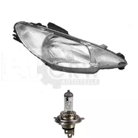 PHARE À DROITE pour Peugeot 206 Cc 2D 1 6 16V 2 0 S16 2A C 1 4i 1 1i 2E