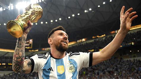 World Cup Lionel Messi And His Companions Celebrate With A Fake