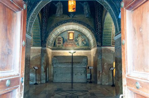 The Entrance Mausoleum Of Galla Placidia Ravenna Emilia Romagna