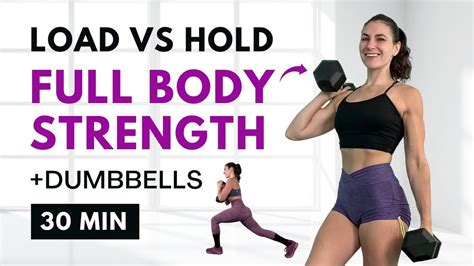 Full Body Dumbbells Only Workout At Home 30 Min Supersets Strength