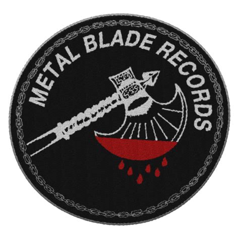 Metal Blade Records Axe Logo Patch Patch Metal Blade Records