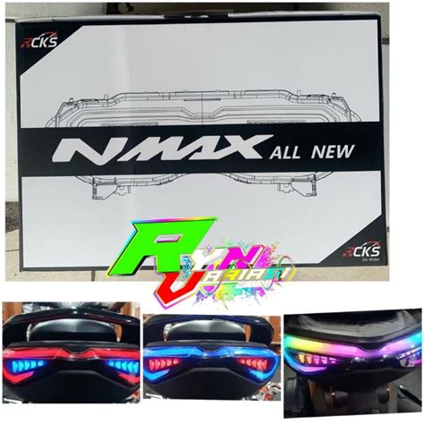 Jual Lampu Stop Nmax New 2020 2021 Multi Warna Rgb Led Cks Mika Smock Shopee Indonesia