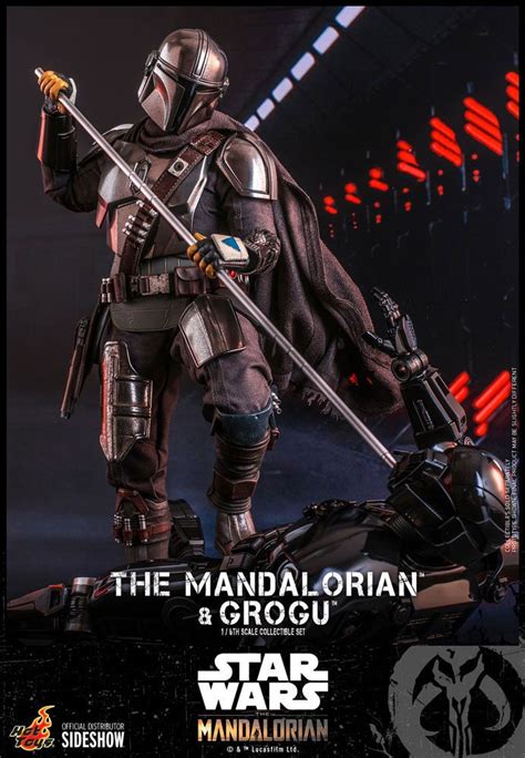 Hot Toys The Mandalorian And Grogu Star Wars The Mandalorian 16 Action