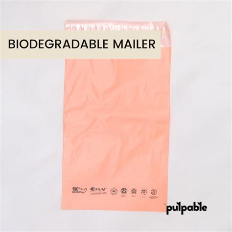 Jual Pink Biodegradable Eco Friendly Polymailer Mailer Ramah