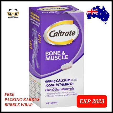 Jual Caltrate Bone And Muscle 100 Tablet Vitamin D3 1000iu Calcium 600mg