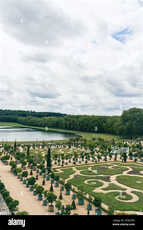 Versailles France Gardens Of The Versailles Palace Near Paris France