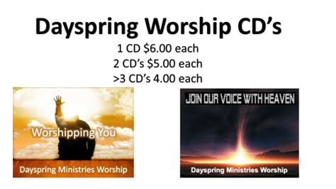 Worship Music Cds Dayspring Ministries