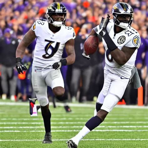 Lamar Jackson Baltimore Ravens Lombardi Trophy Stable Diffusion