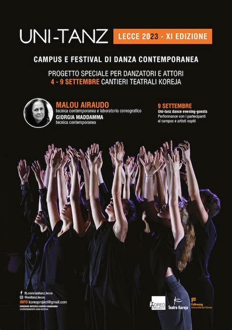 Lecce Al Via Oggi Il Campus Di Danza Contemporanea Uni Tanz