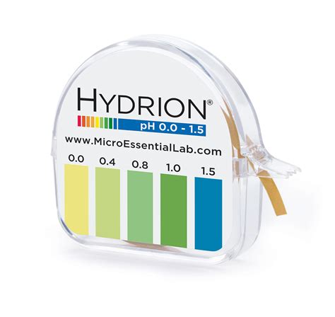 Hydrion Narrow Range Ph Test Paper Flinn Scientific