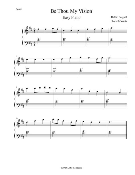 Free Be Thou My Vision Sheet Music Pdf