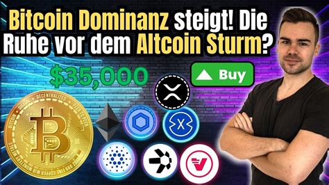 Heftig Bitcoin Dominanz Steigt Wann Kommt Der Altcoin Run