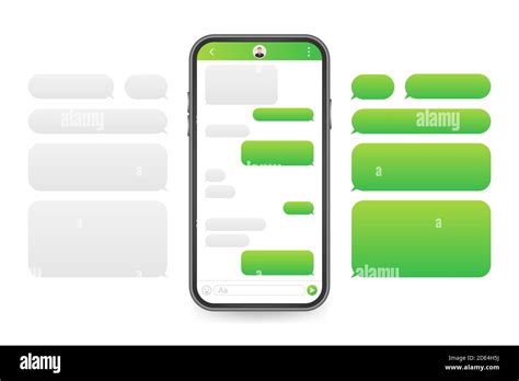 Chat Interface Application With Dialogue Window Clean Mobile Ui Design