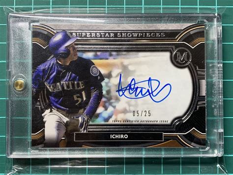 Topps Museum Collection Ichiro Superstar Showpieces Auto