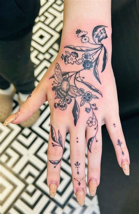 Share Flower Hand Tattoo Super Hot In Coedo Vn