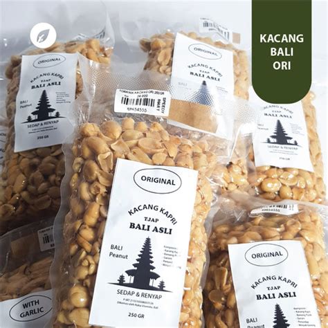 Jual Kacang Kapri Tjap Bali Asli Gurih Dan Renyah Original 250 Gram