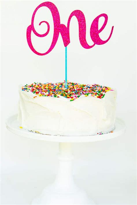 The Easiest Custom Birthday Cake Toppers You Ll Ever Make