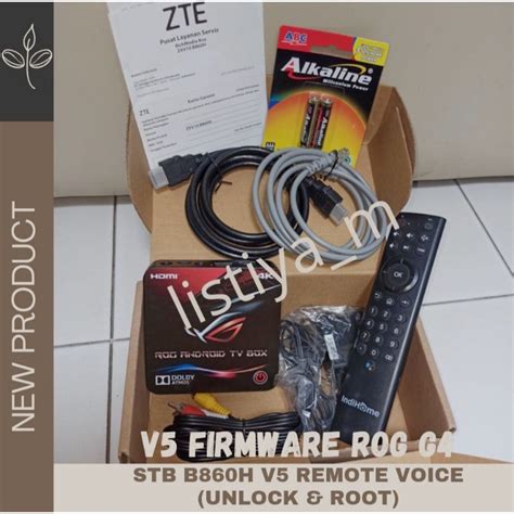 Jual Full Set Stb Set Top Box B H V Remote Voice Sudah Unlock