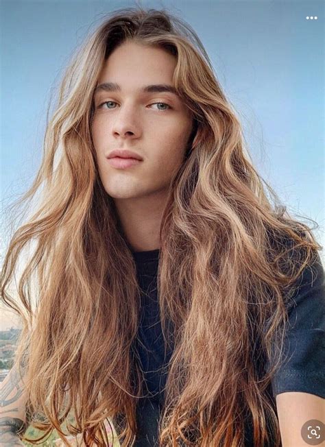 Pin Af Corinne Gort På Long Hair Styles Men