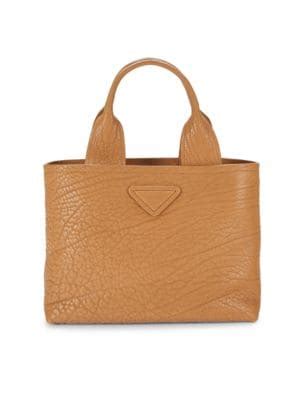 Prada Leather Top Handle Bag On Sale Saks Off 5th