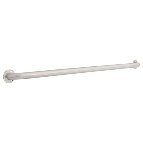 Franklin Brass 48 In X 1 1 2 In Ada Compliant Grab Bar In Stainless 6348 The Home Depot