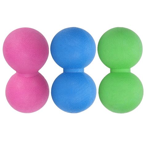 Peanut Massage Ball Silicone Yoga Training Fascia Muscle Relaxation